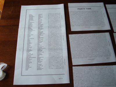 Print and Assemble a Word Search Poster - Step 5